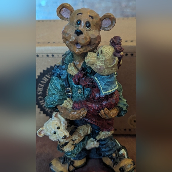 1999 Boyds Bears Carver Choice Collection Chester Big Heart Love Much - Picture 7 of 16